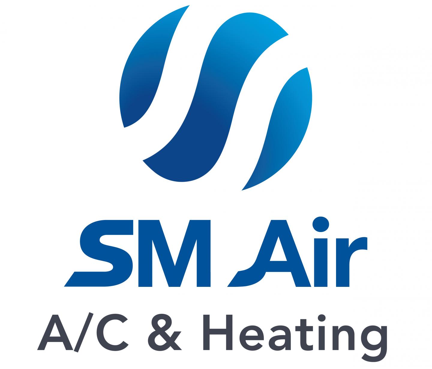 Heating And Cooling Company  SM Air Logo
