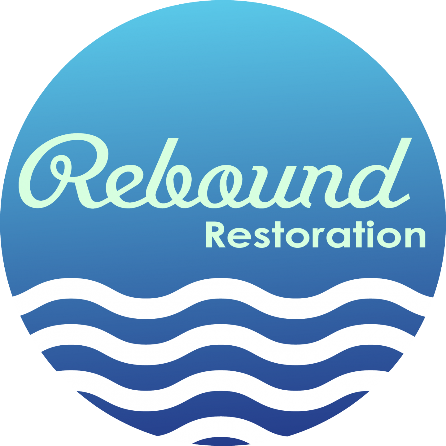 Flood Damage Restoration Contractor  Rebound Restoration Logo