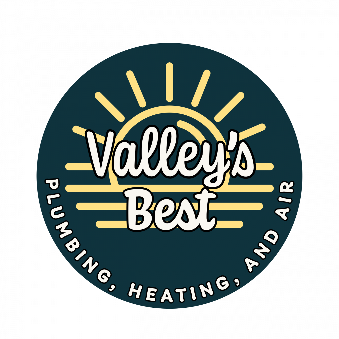 HVAC Contractor  Valleys Best Plumbing, Heating, and Air Logo