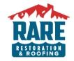 Flood Damage Company  Rare Restoration Logo