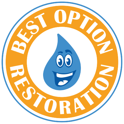 Flood Damage Restoration Contractor  Best Option Restoration Of Mesa Chandler Gilbert Logo