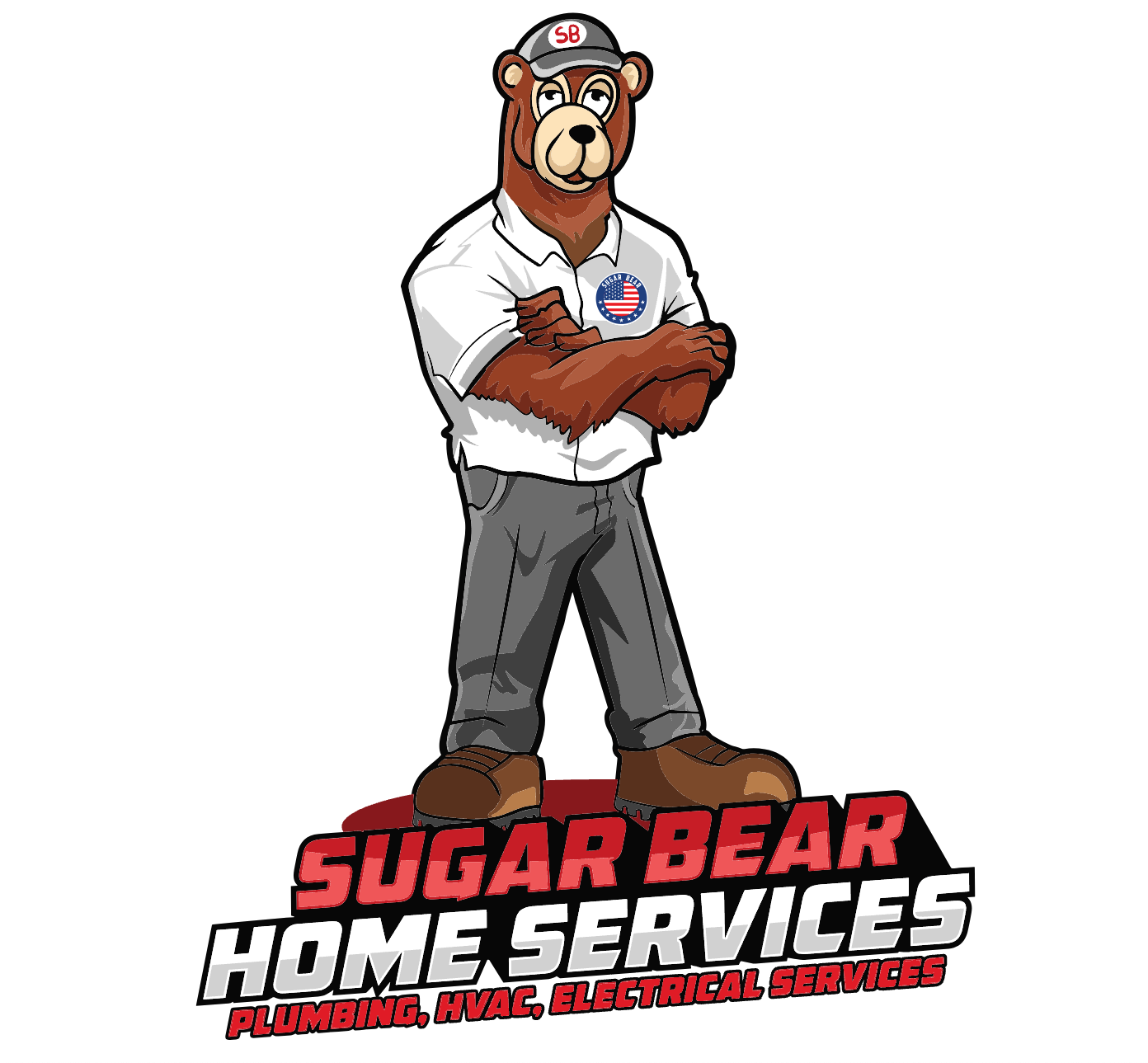 HVAC Contractor  Sugar Bear Plumbing Logo