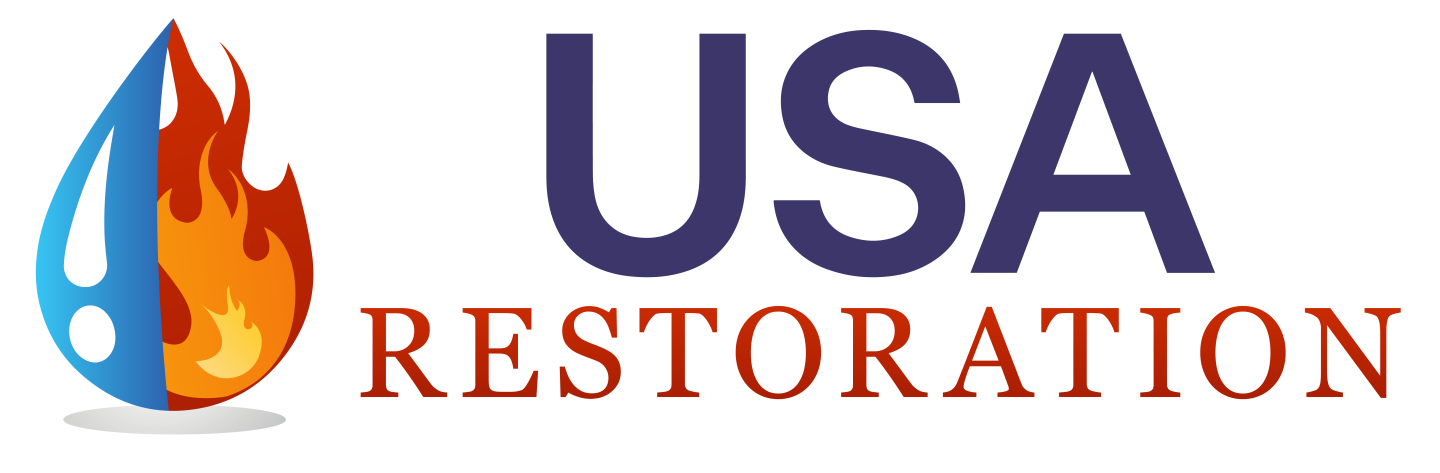 Flood Damage Company  USA Restoration Logo