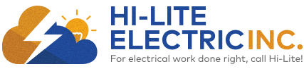 Electrician Contractor  Hi-lite Electric Logo