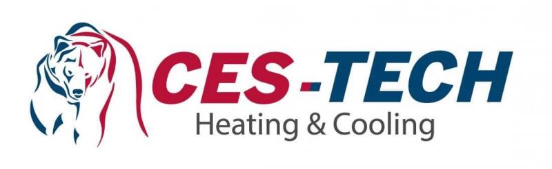 Refrigeration Technician  CES-TECH Heating & Cooling Logo